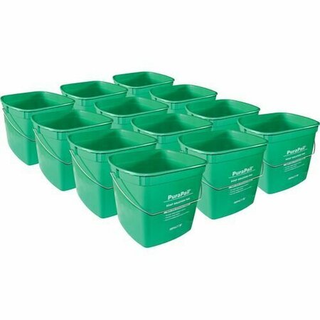 IMPACT PRODUCTS BUCKET, 6QT, PURAPAIL, CLNING, 12PK IMP550614CCT